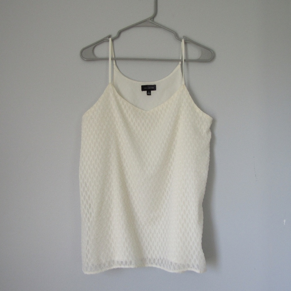 The Limited Textured Tank in Cream